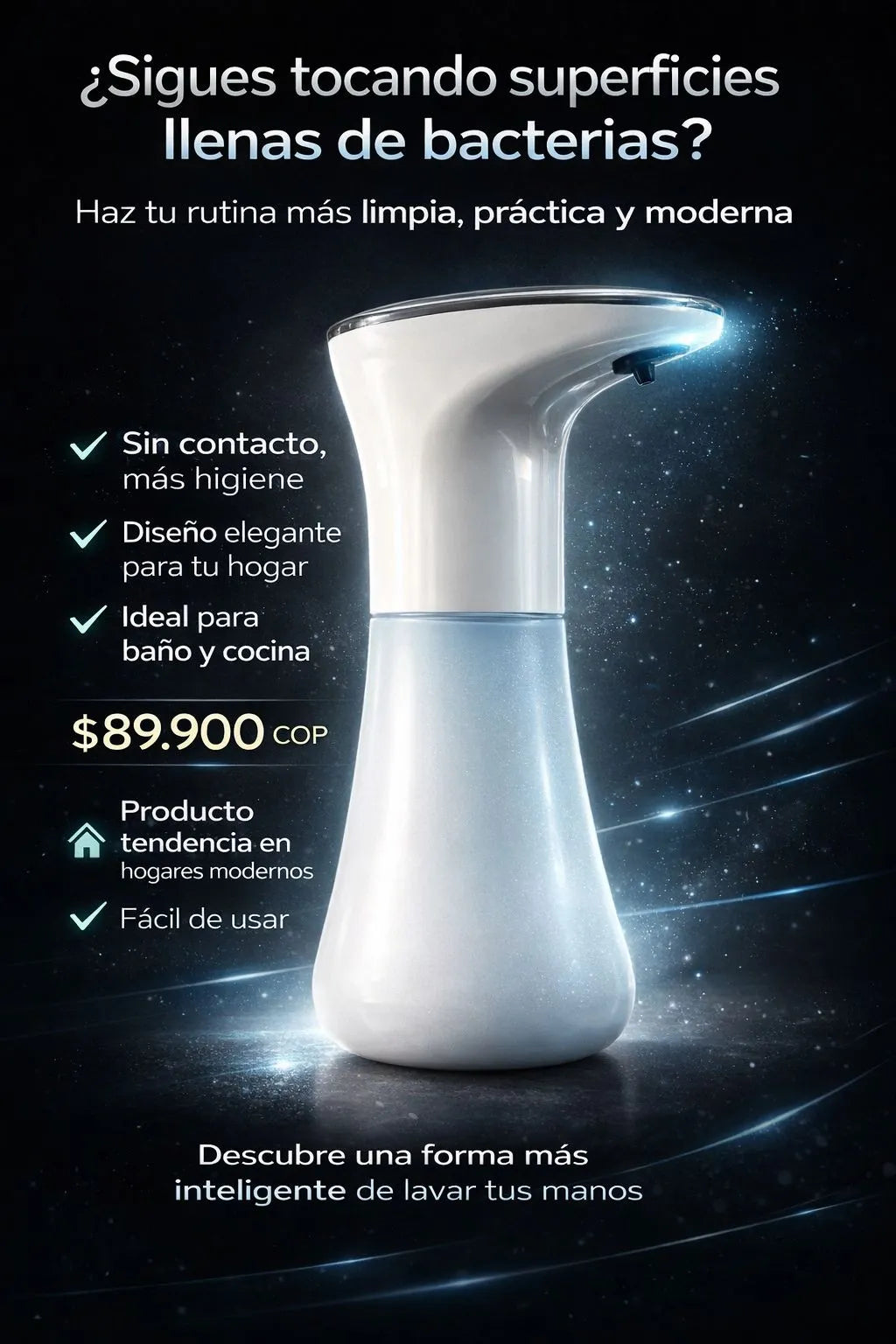 DISPENSADOR DE JABÓN AUTOMÁTICO