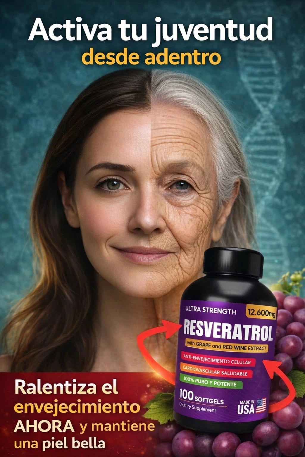 RESVERATROL x 100 CÁPSULAS BLANDAS