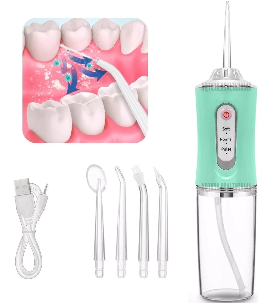 IRRIGADOR DENTAL PORTÁTIL RECARGABLE